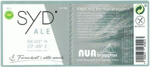 Drink Label: Syd Ale (NUA Bryghus, NorwayCol:NO-BEER-000765