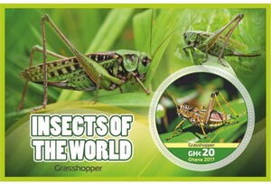 Stamp: Fauna Insects of the world (Ghana: Illegal StampsCol:GH 2017-09/8