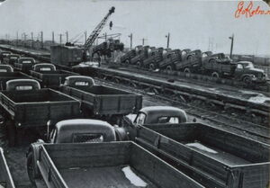 Pocket Calendar UralZIS355M (Russia(Trucks) ColRUS2021Car008.06