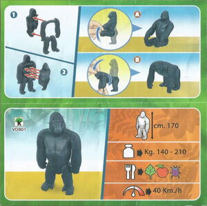 Meal Toy Gorilla Kinder Surprise Europe Maxi Natoons Beloved 