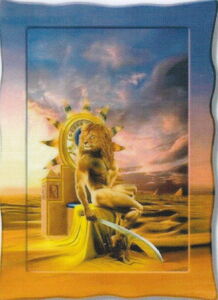 Pocket Calendar: Leo (Russia(Zodiac) Col:RUS-2012-Zodiac-014.05