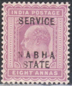 King Edward VII - overprinted