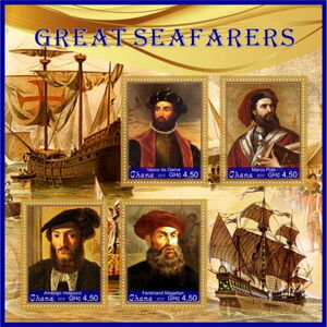 Stamp: Great People Great seafarers (Ghana: Illegal StampsCol:GH 2019-09/1