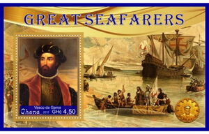 Stamp: Great People Great seafarers (Ghana: Illegal StampsCol:GH 2019-09/3