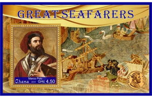 Stamp: Great People Great seafarers (Ghana: Illegal StampsCol:GH 2019-09/4