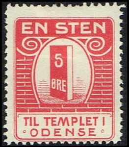 En sten til templet i odense 5 oere