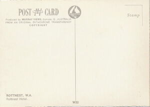 Rottnest Island. Rottnest Hotel