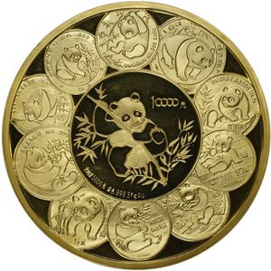 10,000 Yuan (10th Anniversary of the release of panda gold coins)