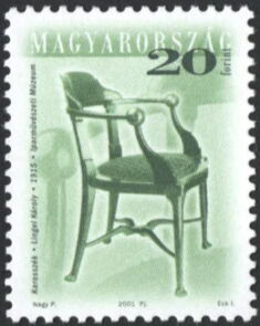 Chair by Károly Lingel, 1915