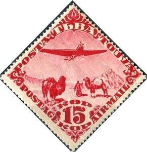 Airplane and Bactrian Camel (Camelus bactrianus)