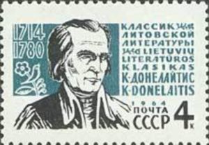 250th Birth Anniversary of K. Donelaitis (1714-1780)