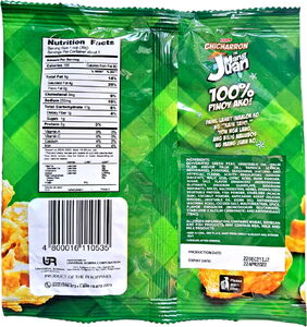Food Label: Chicharron Ni Mang Juan Sukang Paombong (Universal Robina ...