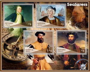 Stamp: Great People Seafarers (Guyana: Illegal Stamps(Guyana) Col:GY-IL ...