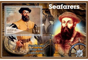 Stamp: Great People Seafarers (Guyana: Illegal Stamps(Guyana) Col:GY-IL ...