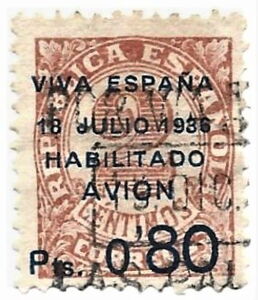 Numeral of Value Overprinted