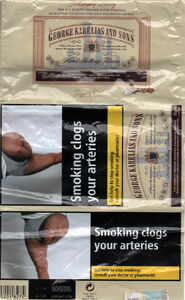 Cgarette Pack: George Karelas And Sons Selected Vrgna (GreeceCol Cgarette Pack: George Karelas And Sons Selected Vrgna (GreeceCol
