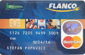 Bank Card: Flanco People (Cetelem, RomaniaCol:RO-MC-0070.08