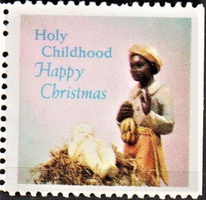 Stamp: Happy Christmas Holy Childhood (United States of America