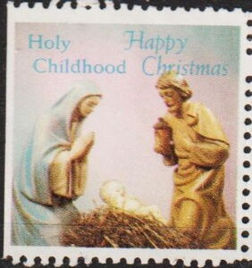 Stamp: Happy Christmas Holy Childhood (United States of America