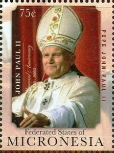 Stamp: Pope John Paul II (Micronesia, Federated States of(Pope John