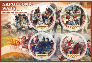 الطابع: Great People Napoleonic Wars Battle of Waterloo (غينيا : طوابع ...