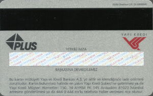 Bank Card: Telecard (Yapi Kredi Bankasi, Türkiye (Turkey)Col:TR-VE-0012.02