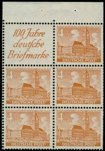 Booklet Pane-Schöneberg Town Hall