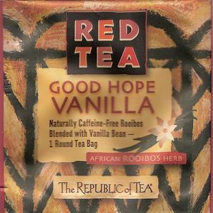 Tea Bag: Red Tea Good Hope Vanilla African Rooibos Herb (The Republic of Tea,  United States of America(Red Tea) Col:TB-US-06711