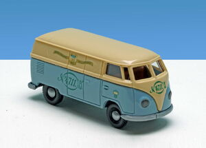 Modellino Pressofuso Volkswagen Tipo 2 T1 Panel Van 1950-67 - Scala 1:64, Nero