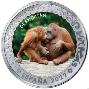 1.50 Euro (Endangered animals - Orangutan)