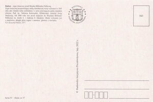 Radom. Solar Clock in front of Library