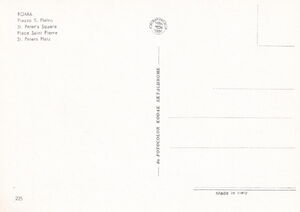 Vatican City. St. Peter's Square