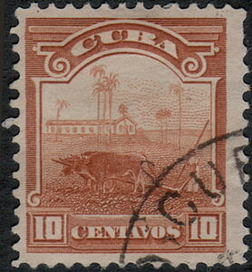 Stamp: Sugar Cane Plantation (Cuba(Issues of 1905) Mi:CU 11,Sn:CU 237 ...