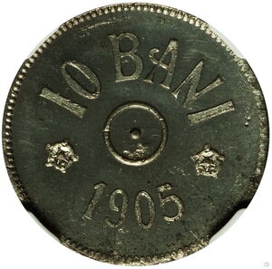10 Bani (Pattern - White metal)