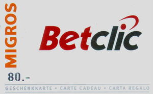 Schermata del login nell'app Betclic su smartphone