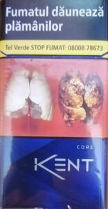 Cigarette Pack: Kent Core (RomaniaCol:RO-CT-0210 🚬