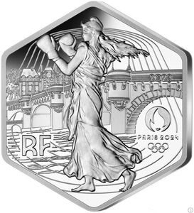 Coin: 10 Euro (Sower - Olympic Games Paris 2024) (France(2021~2024