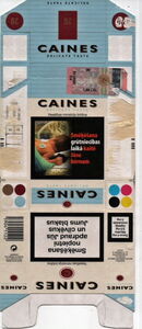 Cigarette Pack: Caines Delicate Taste 1,59 LVL (Latvia(Caines Delicate  Taste) Col:LV-CT-0081 🚬