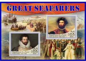 Stamp: Great People Great seafarers (Haiti: Illegal StampsCol:HT 2019-13/2