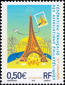French Federation of Philatelic Associations Stamp