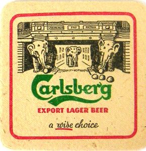 Beer Coaster: Carlsberg Elephant Beer (Carlsberg Breweries AS