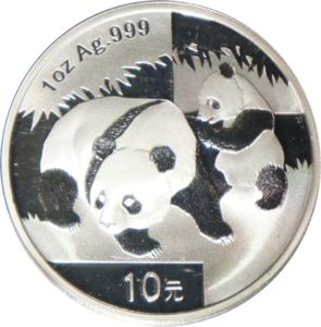 10 Yuan ("Panda" Silver Bullion Coinage)
