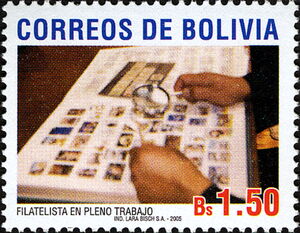 Stamp Album with Stamps