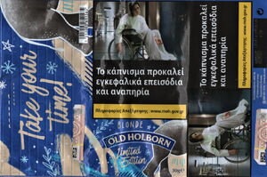 old holborn blonde tobacco Cigarette Pack: Old Holborn Blonde 2022 Take Your Time Limited Edition  (Greece(Old Holborn Blonde 2022 Take Your Time Limited Edition)  Col:GR-TO-0724 🚬
