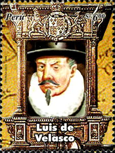 Stamp Luis de Velasco (Peru(Viceroys of Peru) MiPE 2194,SnPE 1569a