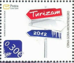 Directions Arrows on Pole