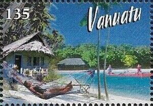 Woman in Hammock on Palm Beach