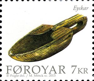 Faroe boats - bailing scoop