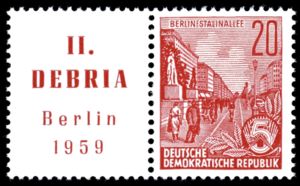 Briefmarke Ddr Berlin Stalinallee
