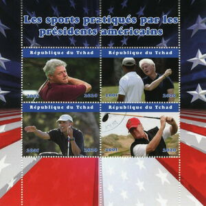 Presidents Playing Golf